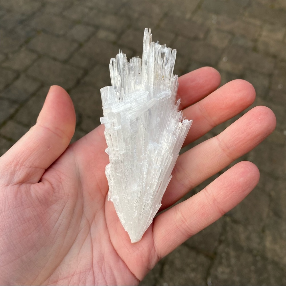 Scolecite Fan Crystal Mineral Gemstone